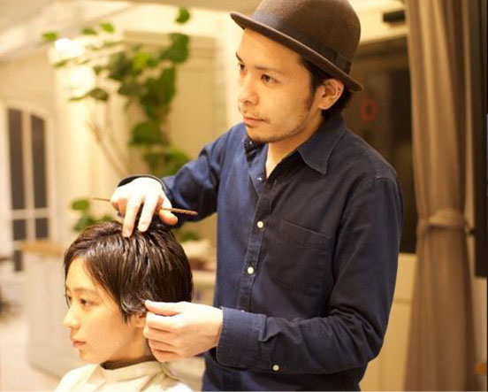 施術中