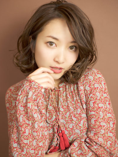 大人グラムな雰囲気にフレンチシックな装いが大人かわいいボブ☆
